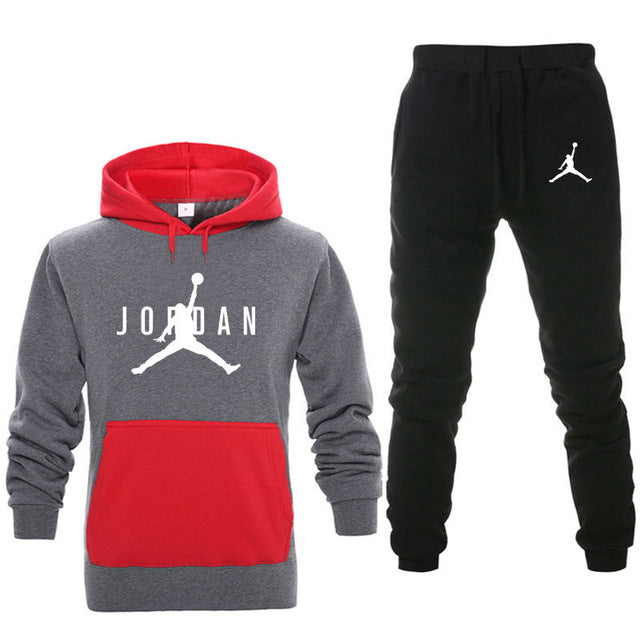 New Men Hoodies Suit Fleece Warm Jordan 23 Tracksuit Men Sweatshirt Su –  Vienna Alcohol